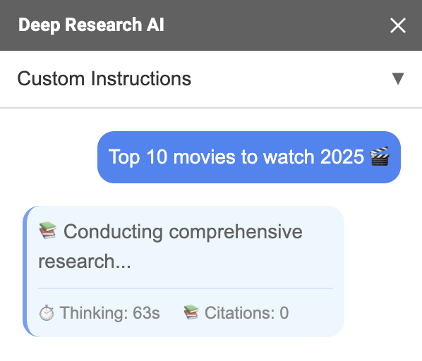 Deep Research in Google Docs